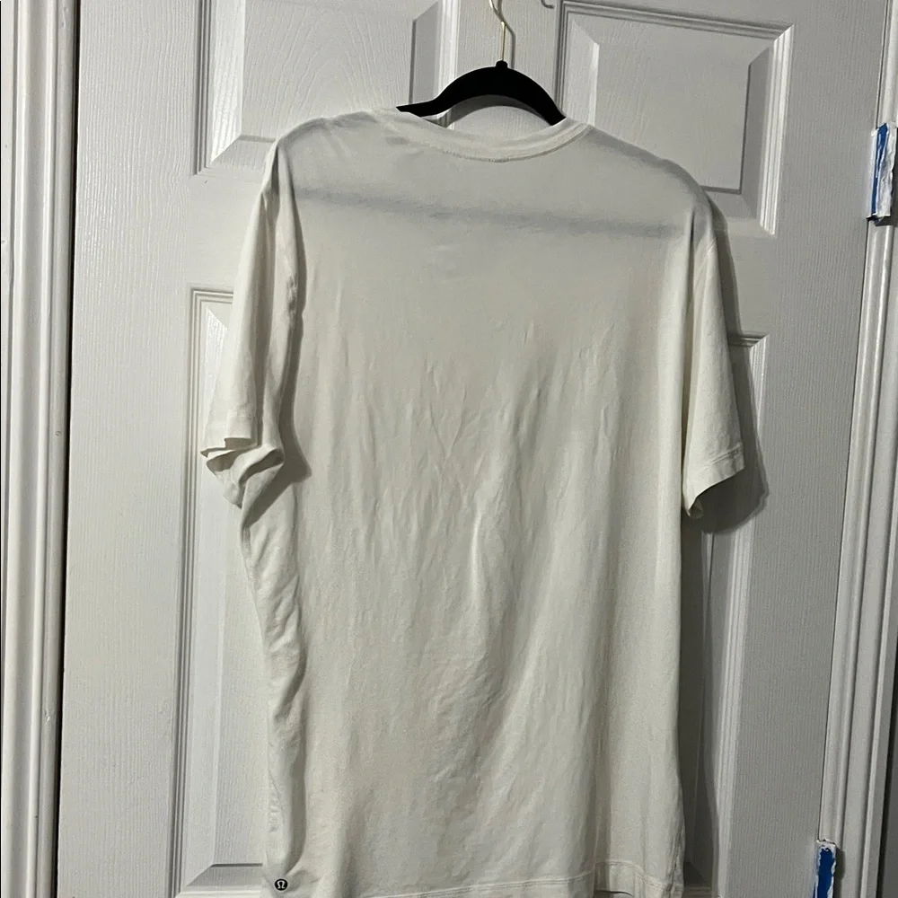 lululemon athletica white V-Neck Tee - Picture 5 of 5